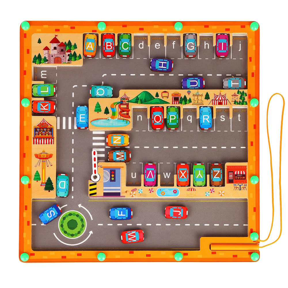 Board Game For 2 People - Magnetische kleur en nummer doolhof 2-in-1