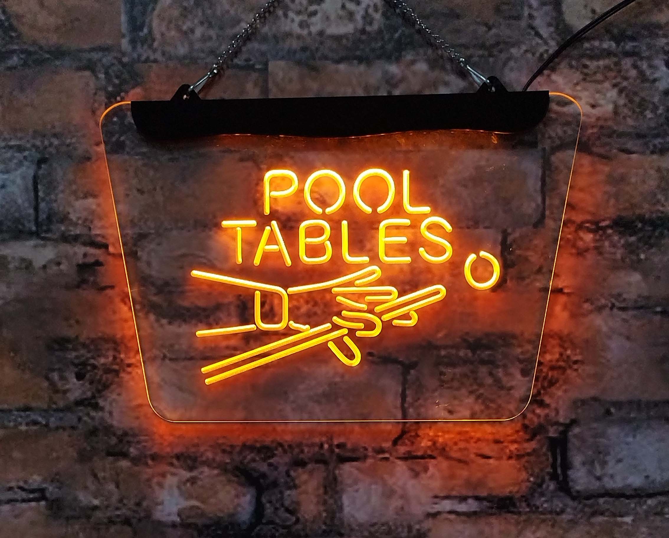Board Game Store - Biljarttafel, speelkamer, LED neonbord, acrylplaat, kamerdecoratie,