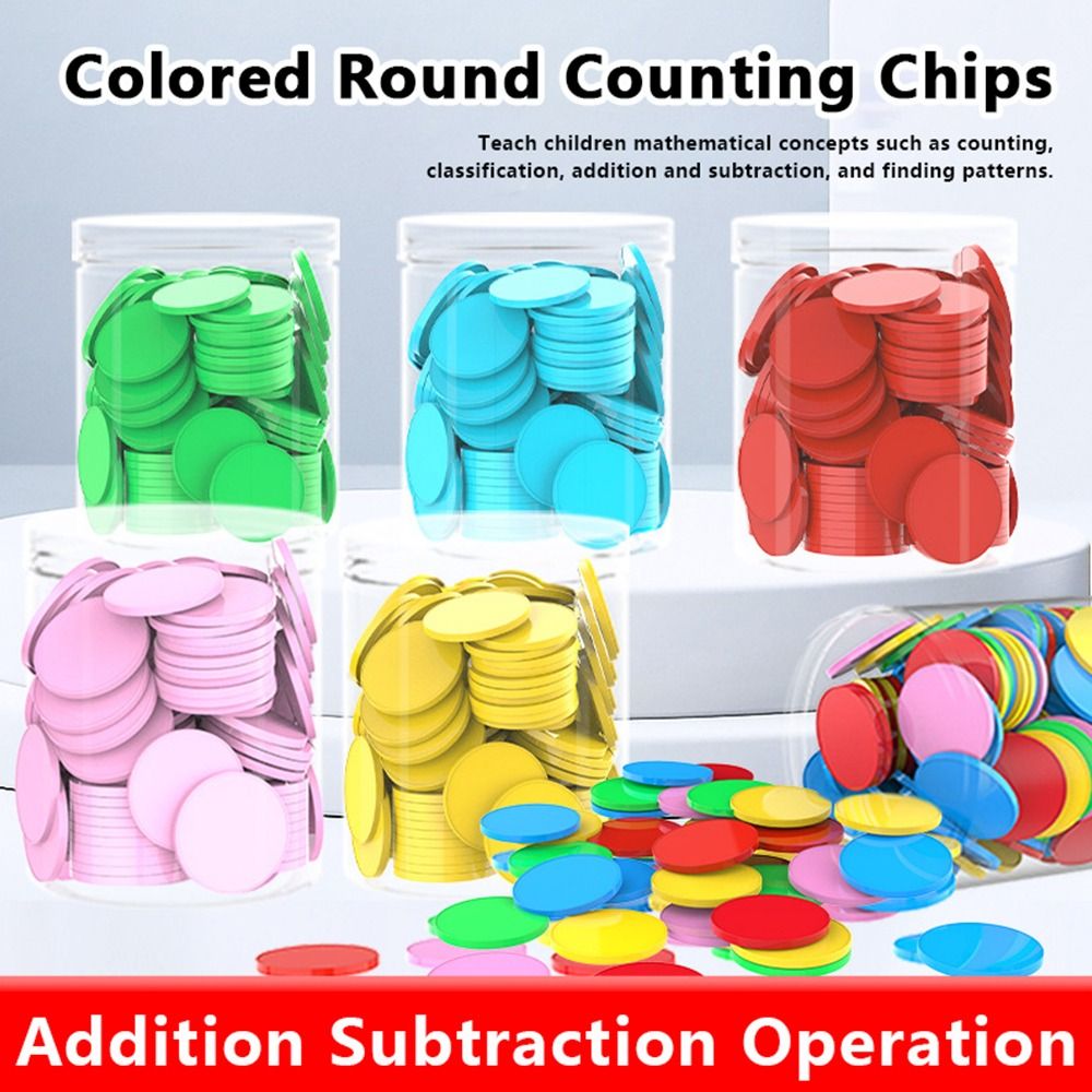 Board Game Operation - 100 Stuks Plastic Tellen Chips Optellen