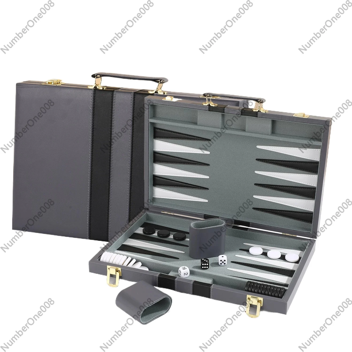 Board Game Operation - Groothandel Hoge Kwaliteit Reistasformaat Lederen Backgammon
