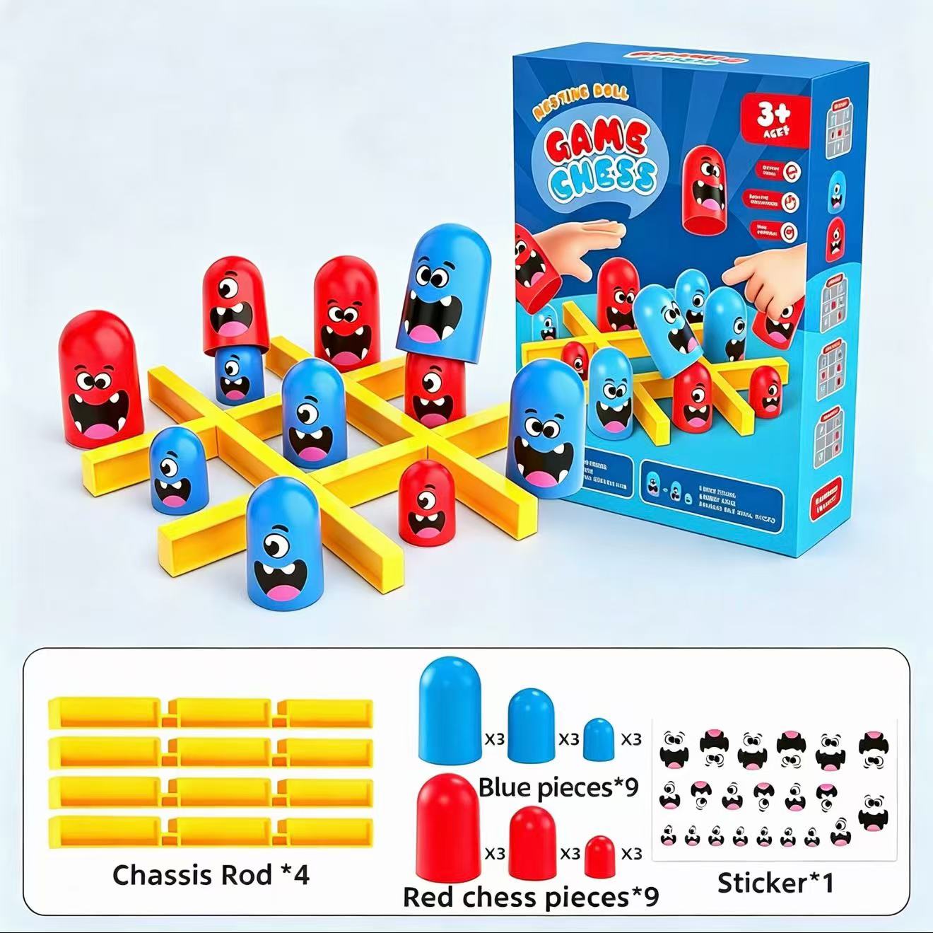 Board Game Recommendation - Tic-Tac-Toe Eet-en-Schiet Stapelbekers Dubbel Gevecht Bordspel
