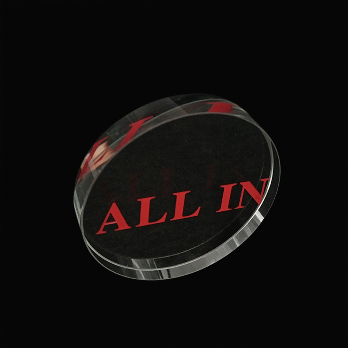 Board Game Font - 1 Stuk Helder Rood Lettertype Glas