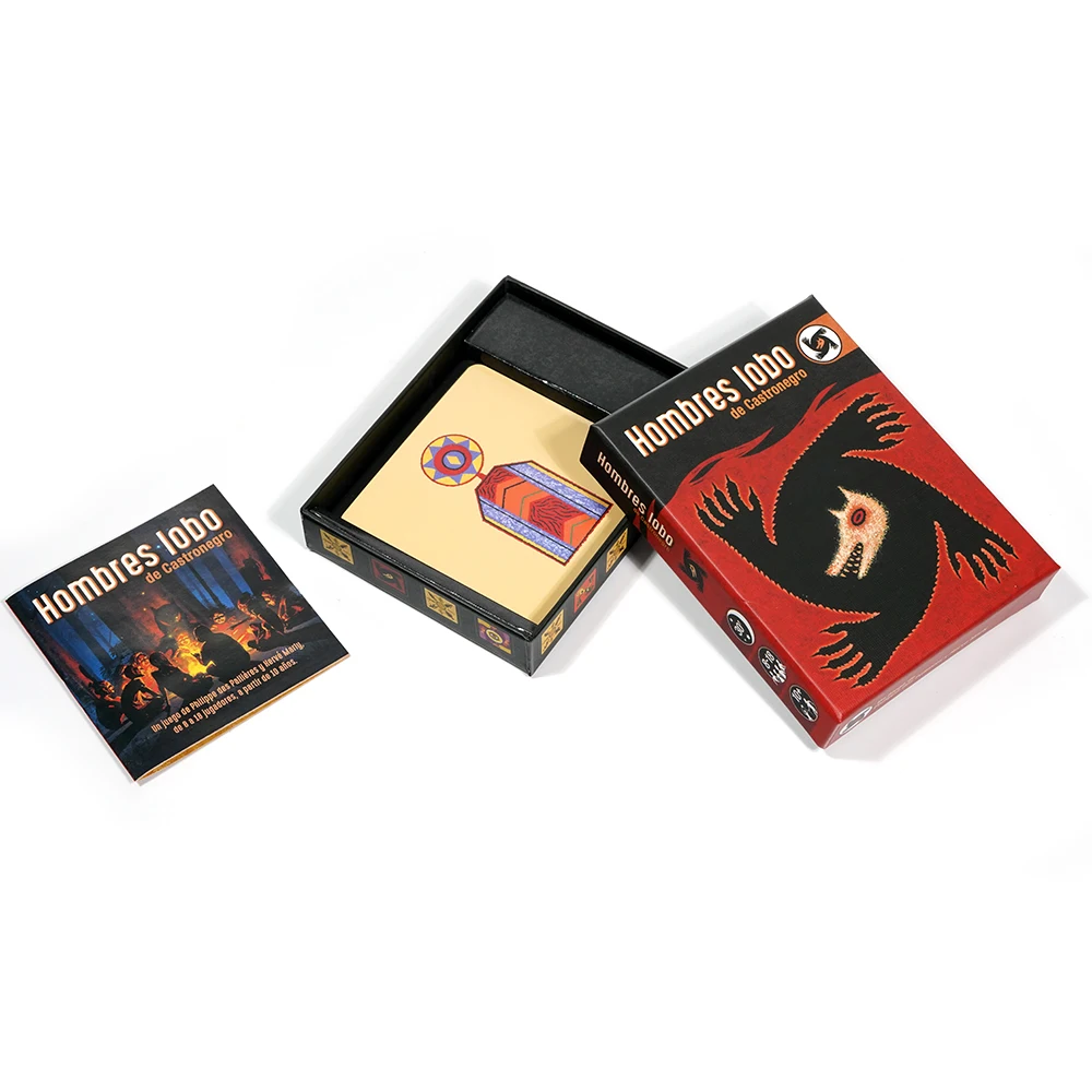 De weerwolfkaarten Een 24-tafe - Board Game Land recensie en prijs