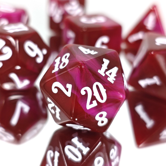 7-delige acryl polyedrische do - Board Game Font recensie en prijs