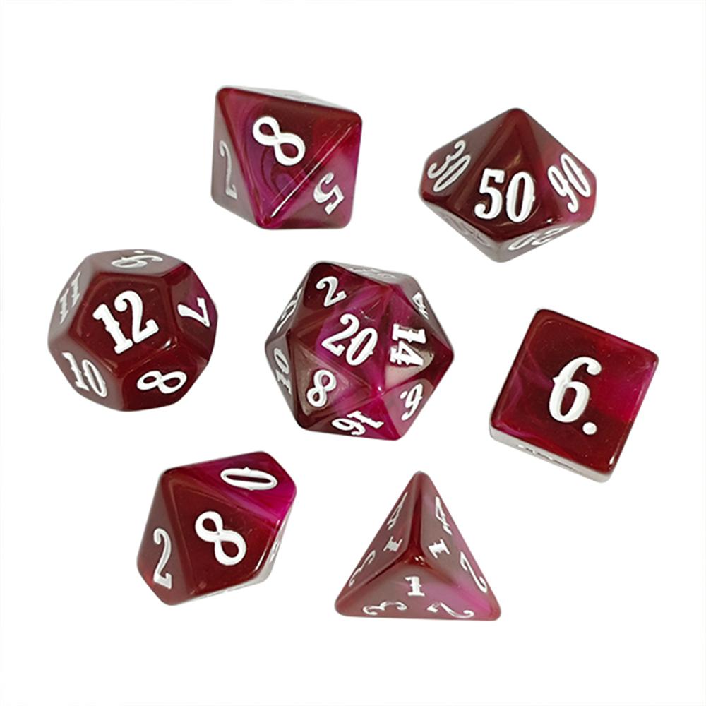 7-delige acryl polyedrische do - Board Game Font recensie en prijs