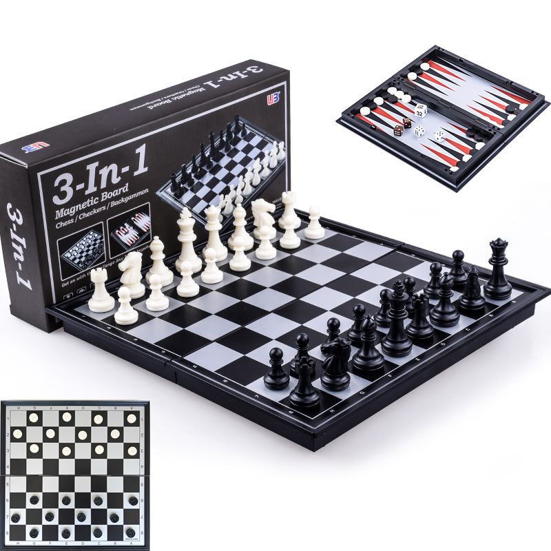 Opvouwbaar magnetisch schaaksp - Board Game Quacks recensie en prijs