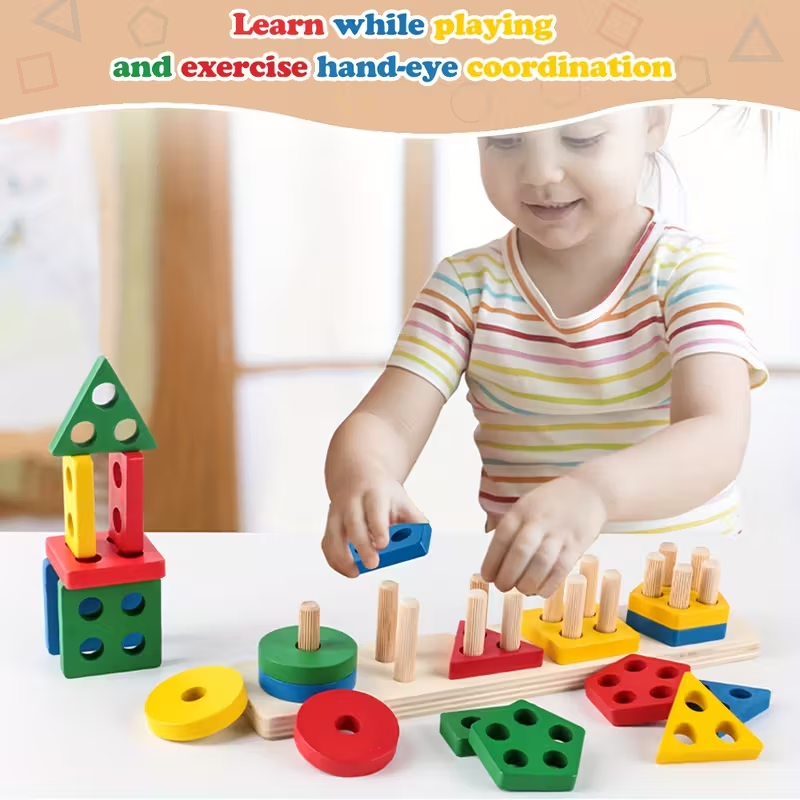 Montessori Houten Spelletjes B - Board Game For 2 People recensie en prijs