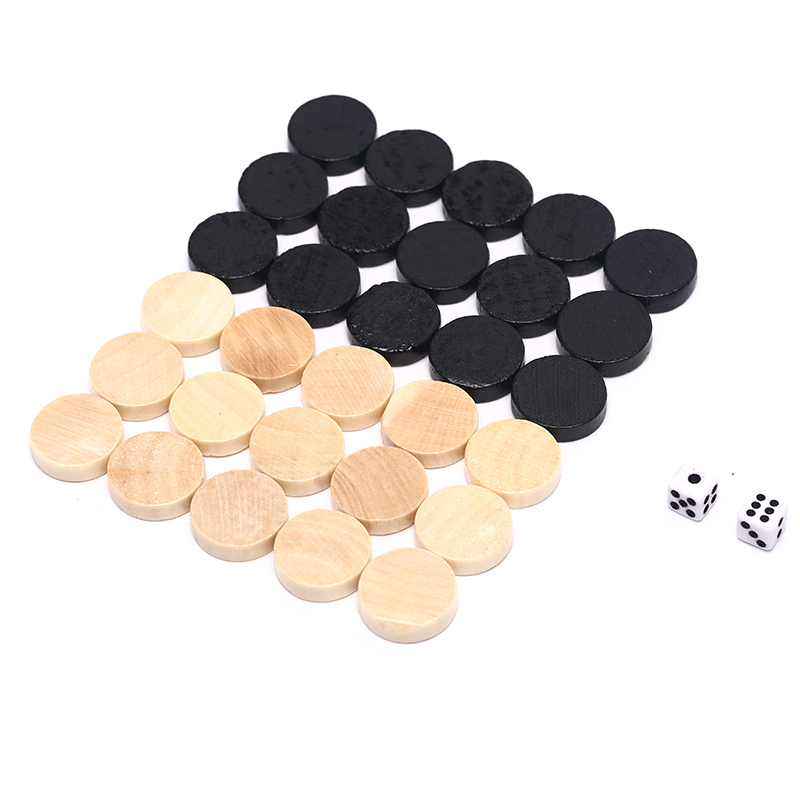 30Pcs Houten Dammen Dammen Bac - Board Game Operation recensie en prijs