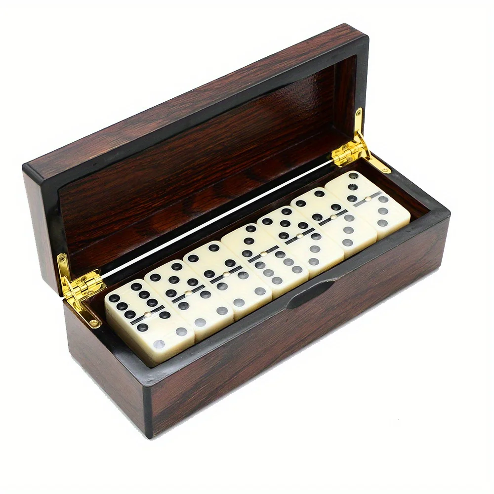 [Houten Domino Spelset] 28-del - Board Game For 2 People recensie en prijs