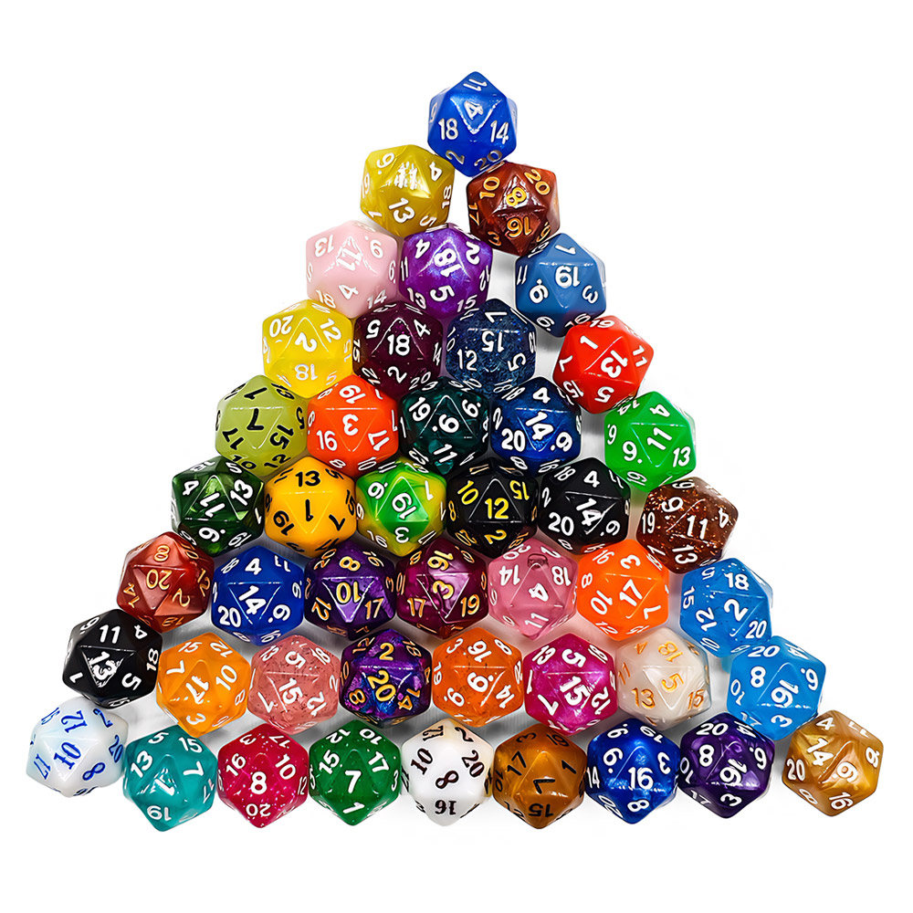 60 Stuks Multi-Zijdige Dices G - Board Game Land recensie en prijs
