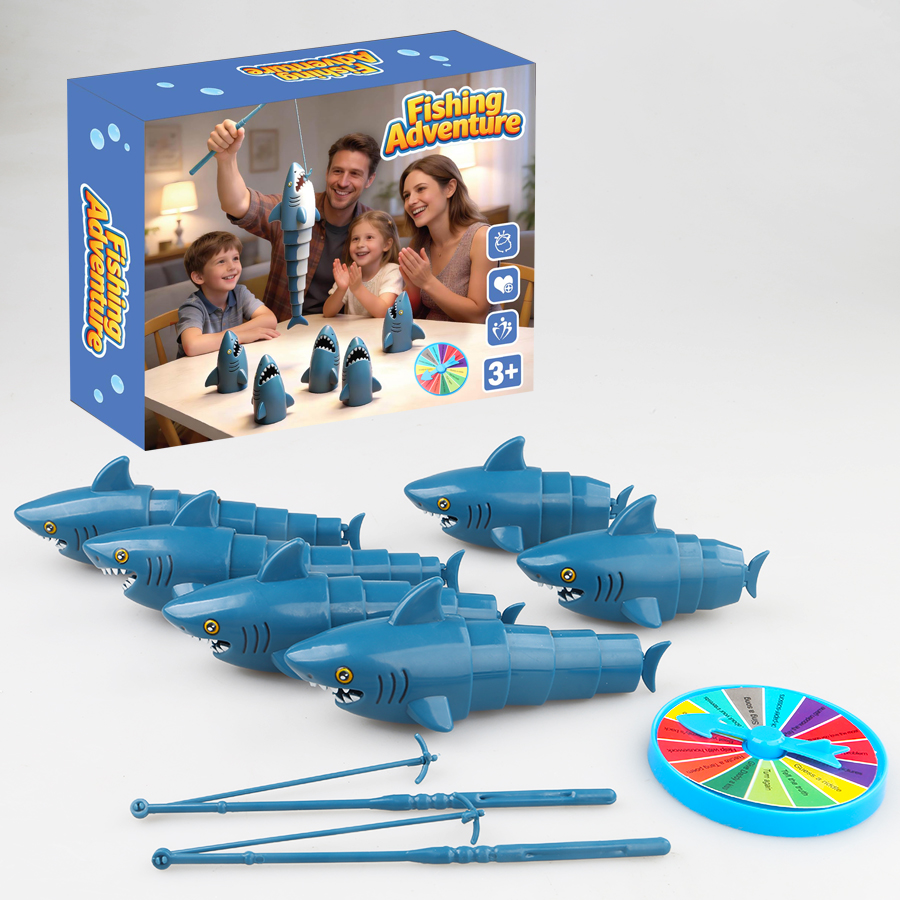 Populair haaien-stijl visserij - Board Game Land recensie en prijs