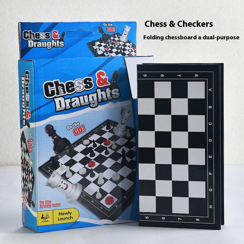 Twee in één opvouwbaar bordspe - Chess Set Wooden recensie en prijs