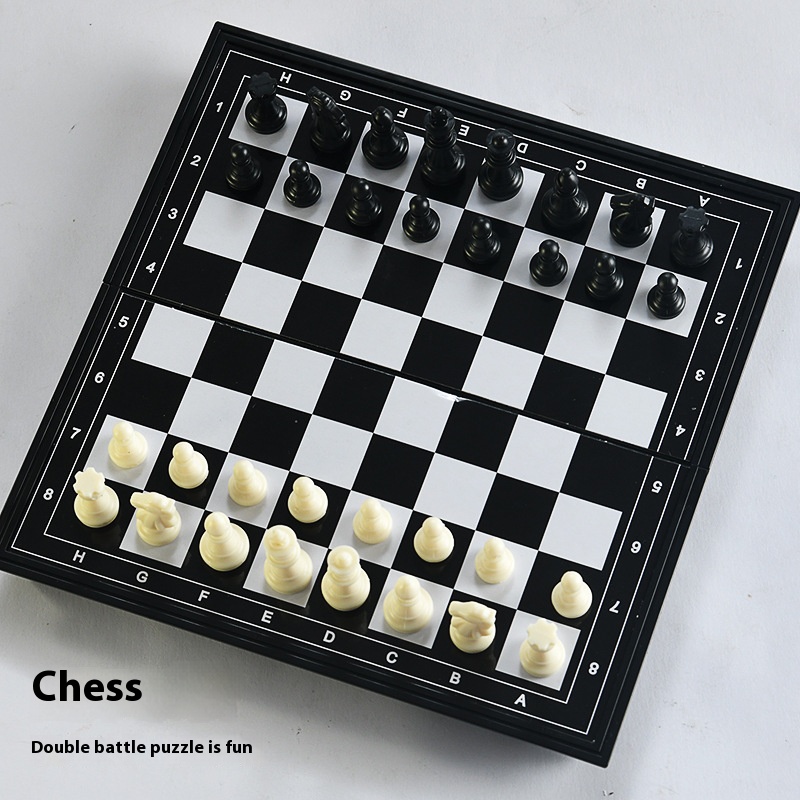 Twee in één opvouwbaar bordspe - Chess Set Wooden recensie en prijs