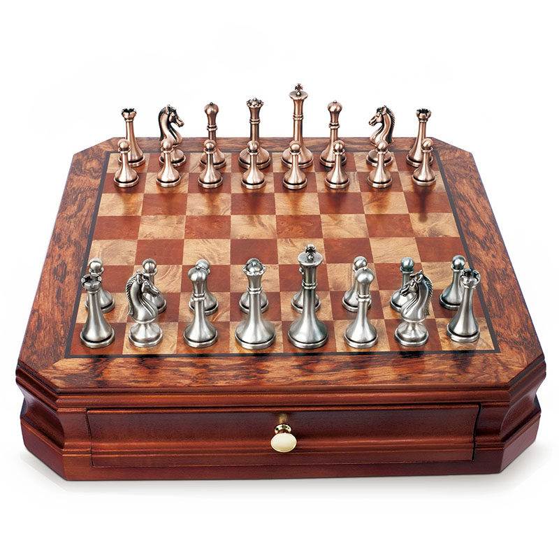 Luxe schaakbord 30,5 cm/12 inc - Chess Set Wooden recensie en prijs