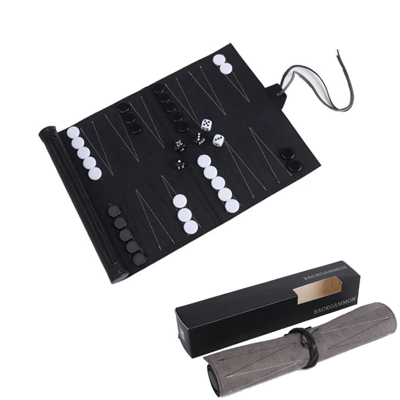 Oprollen Backgammon Sets Draag - Board Game Operation recensie en prijs