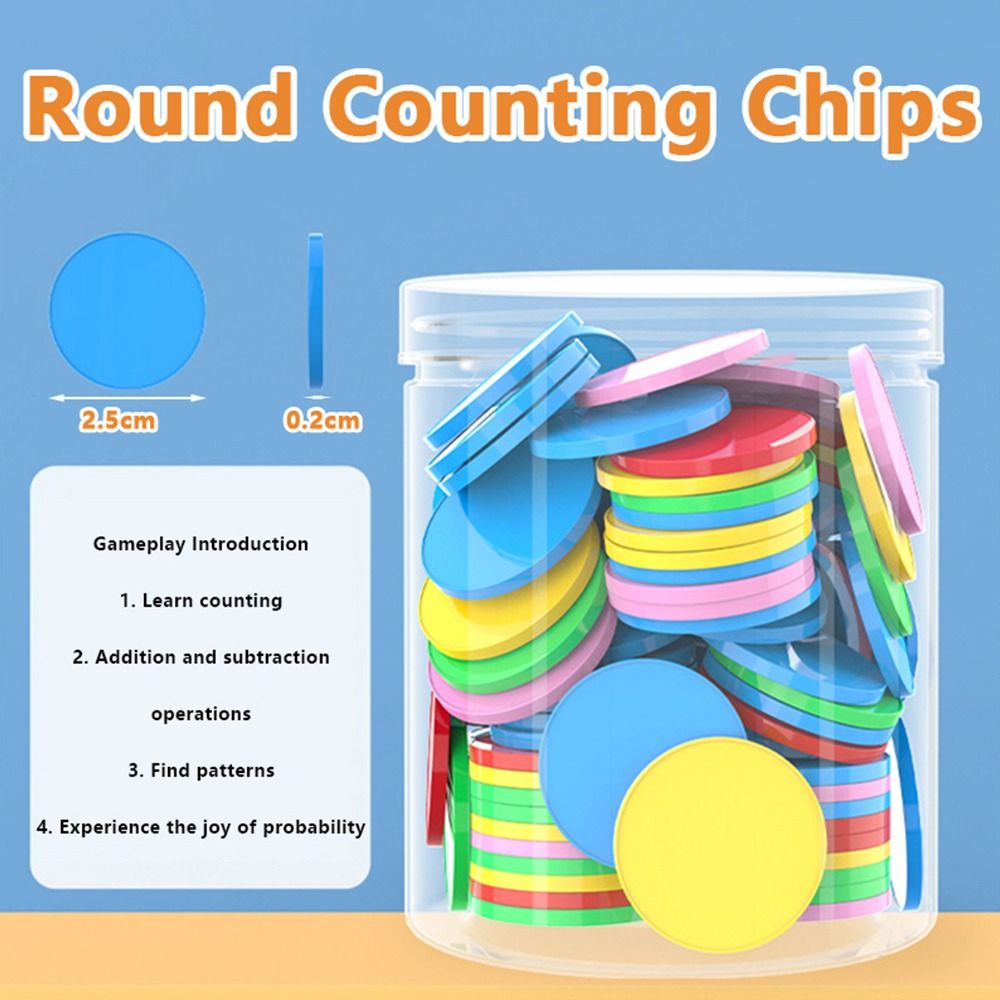 100 Stuks Plastic Tellen Chips - Board Game Operation recensie en prijs